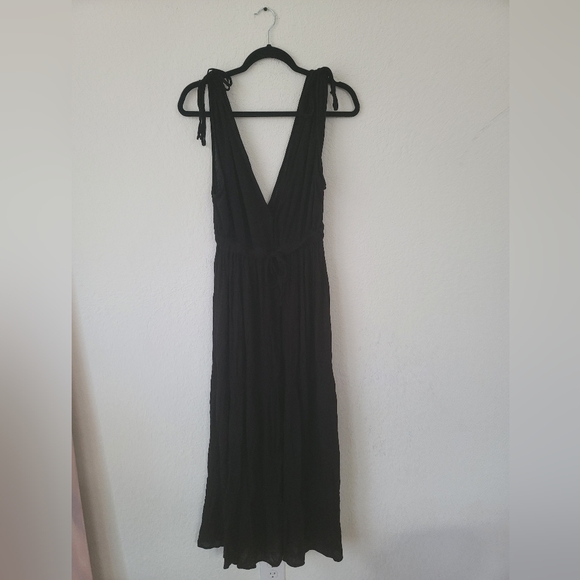 Elan Ruched Tiered Cover-Up Maxi Dress - Picture 3 of 8